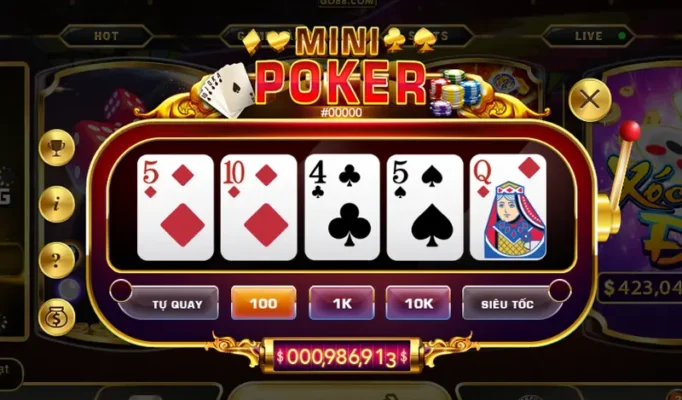 mini poker go88 1 giao-dien-mini-poker-go88