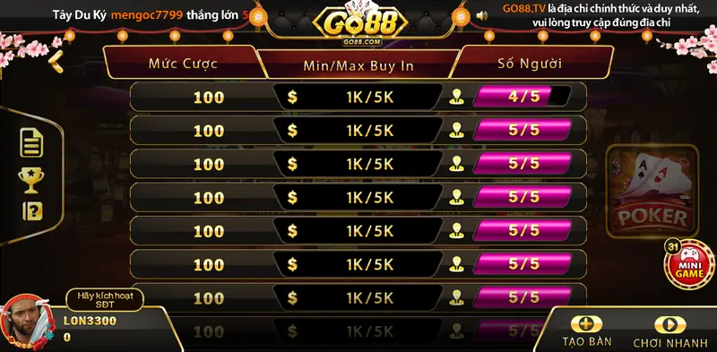poker go88 vip 2 cach-choi-poker-go88