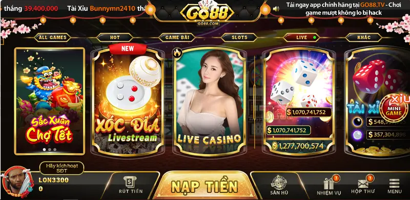live casino Go88 club live-casino-go88
