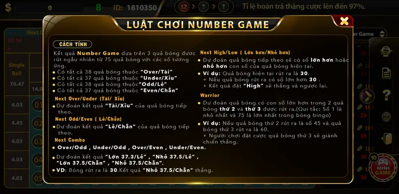 number game Go88 live 2 luat-choi-number-game-go88